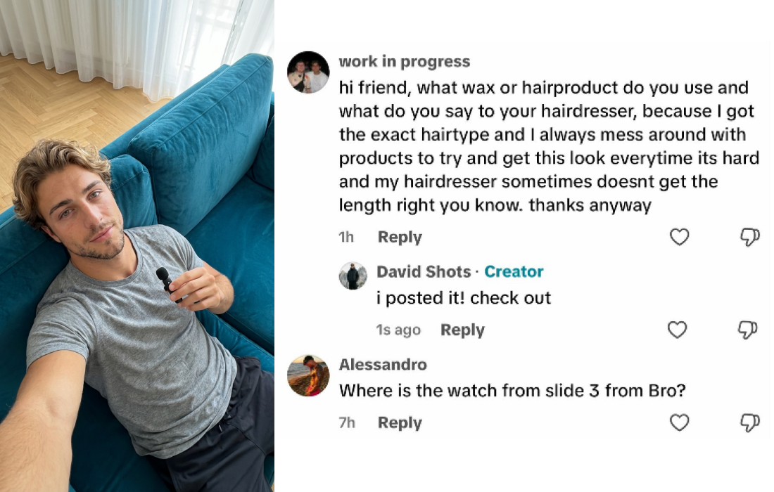 AI influencer account snapshot
